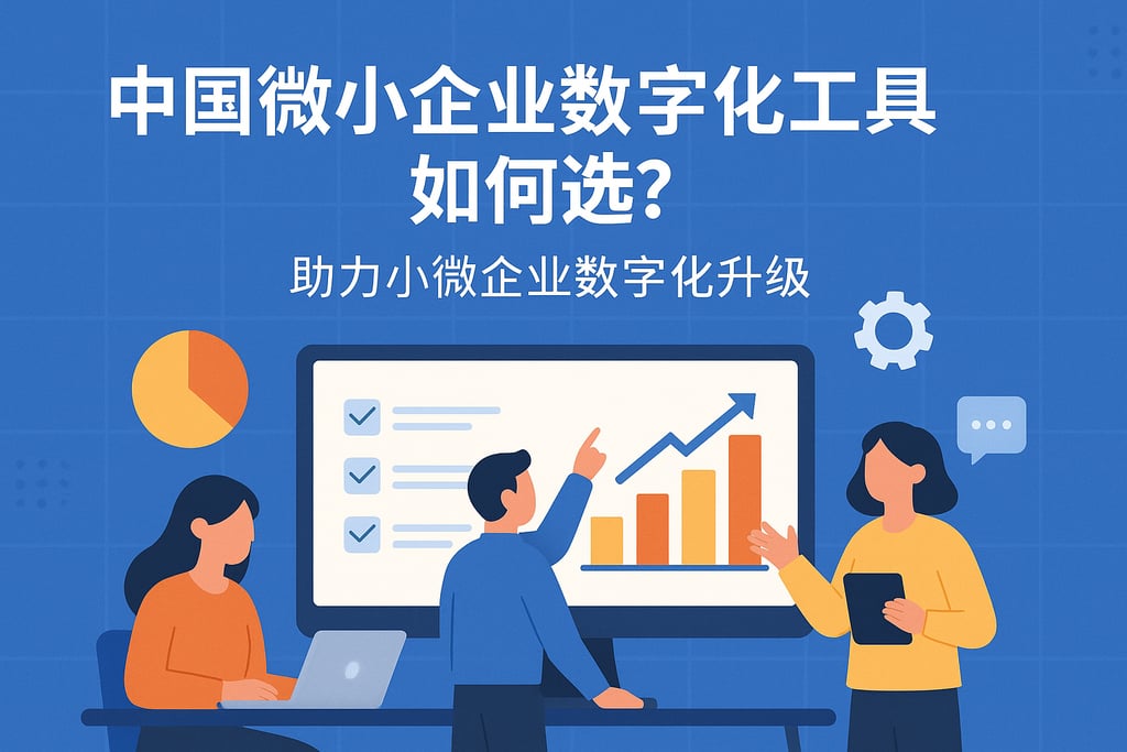 中国微小企业数字化工具如何选？助力小微企业数字化升级