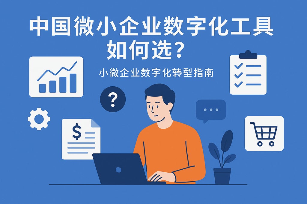 中国微小企业数字化工具如何选？小微企业数字化转型指南
