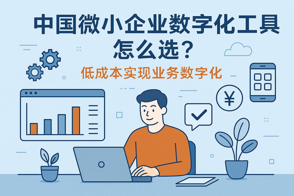中国微小企业数字化工具怎么选？低成本实现业务数字化