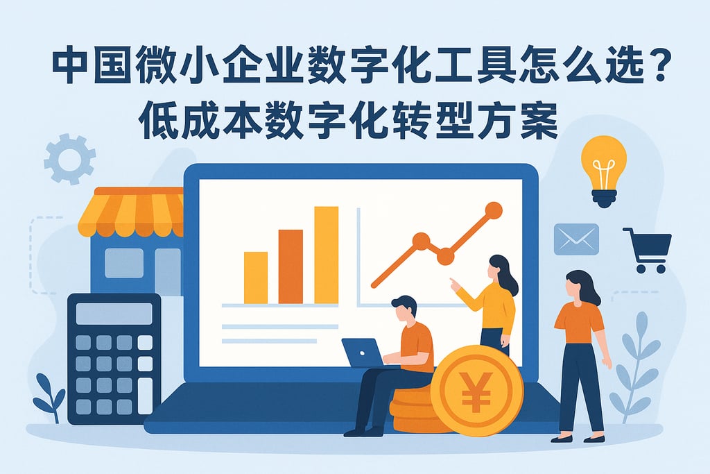 中国微小企业数字化工具怎么选？低成本数字化转型方案