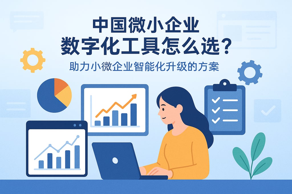 中国微小企业数字化工具怎么选？助力小微企业智能化升级的方案
