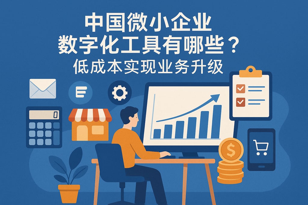 中国微小企业数字化工具有哪些？低成本实现业务升级