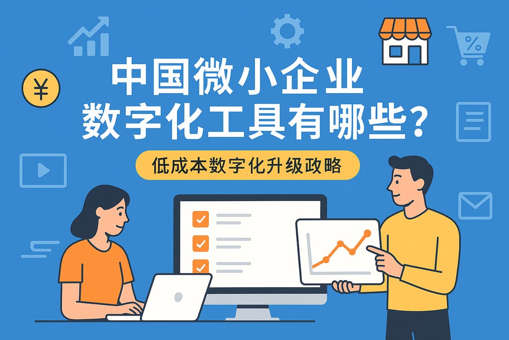 中国微小企业数字化工具有哪些？低成本数字化升级策略