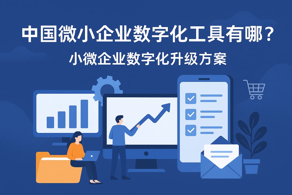 中国微小企业数字化工具有哪些？小微企业数字化升级方案