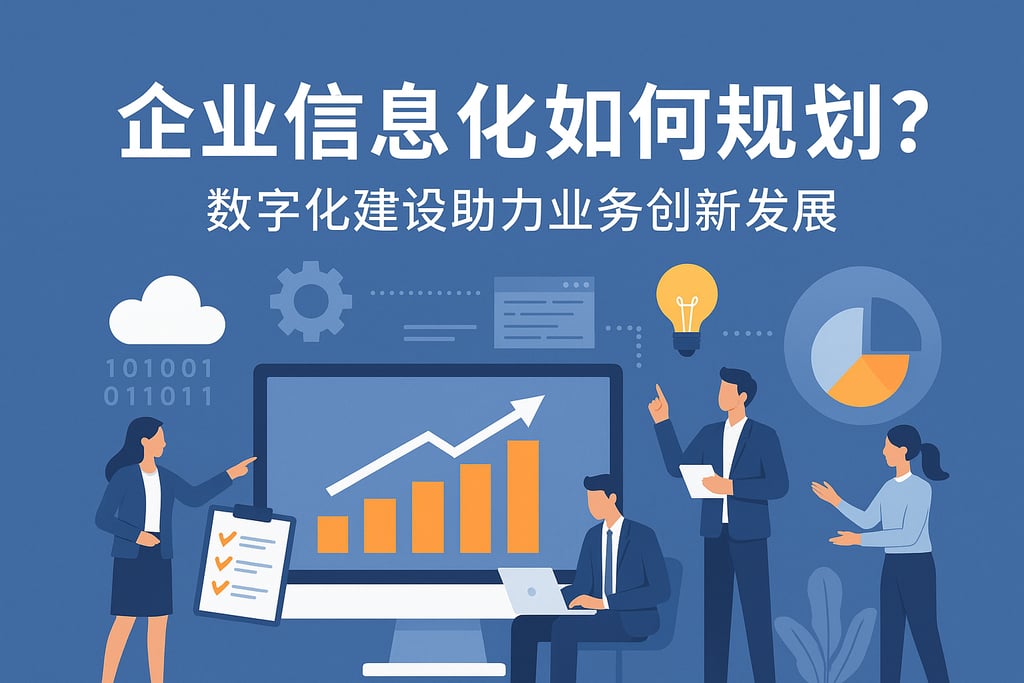 企业信息化如何规划？数字化建设助力业务创新发展