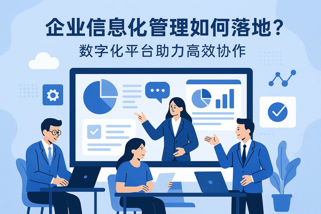 企业信息化管理如何落地？数字化平台助力高效协作