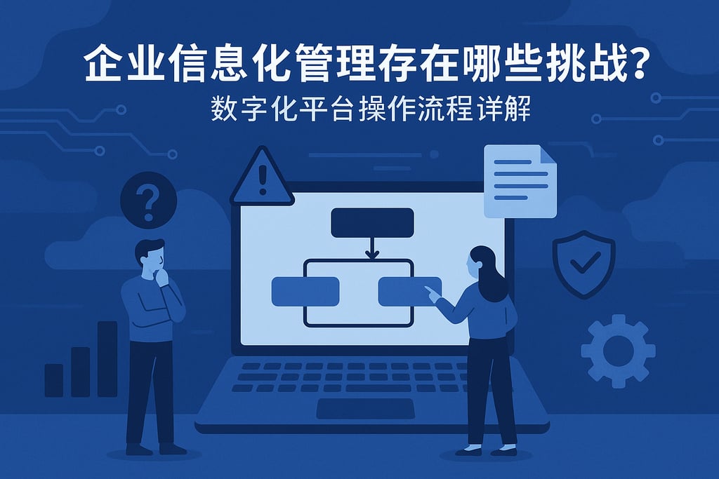 企业信息化管理存在哪些挑战？数字化平台操作流程详解