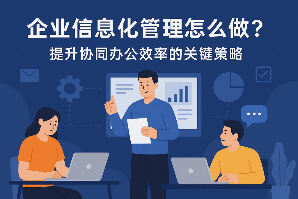 企业信息化管理怎么做？提升协同办公效率的关键策略