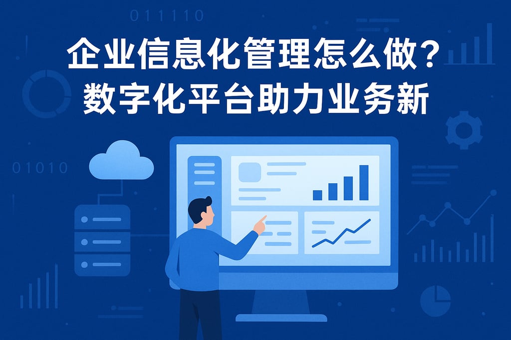 企业信息化管理怎么做？数字化平台助力业务创新