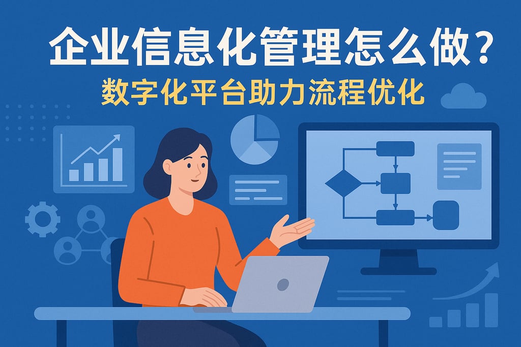 企业信息化管理怎么做？数字化平台助力流程优化
