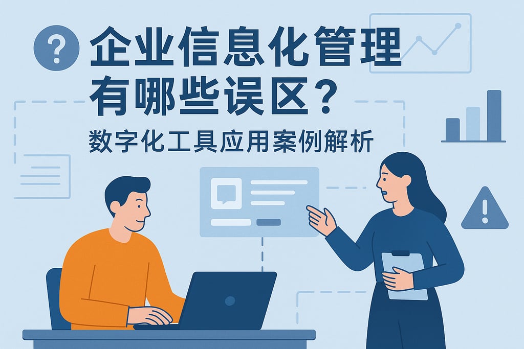 企业信息化管理有哪些误区？数字化工具应用案例解析