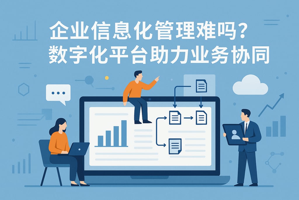 企业信息化管理难吗？数字化平台助力业务协同