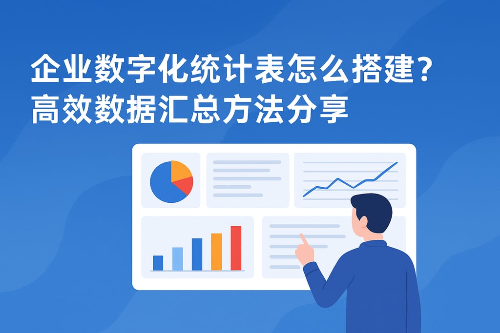 企业数字化统计表怎么搭建？高效数据汇总方法分享
