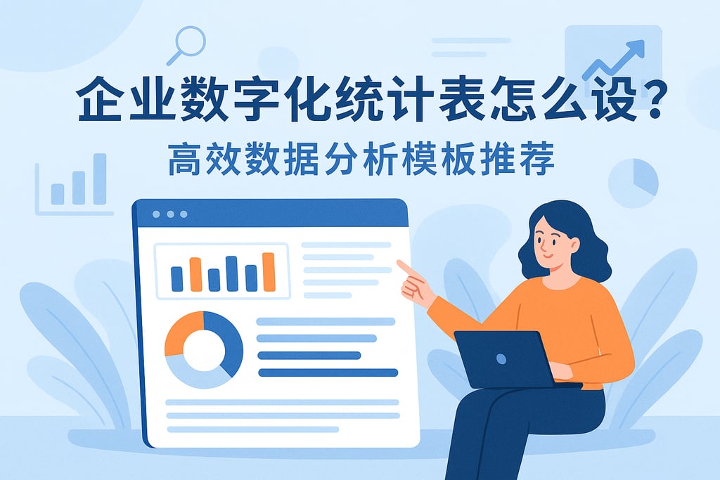 企业数字化统计表怎么设计？高效数据分析模板推荐