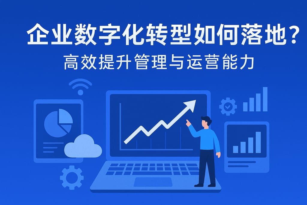 企业数字化转型如何落地？高效提升管理与运营能力
