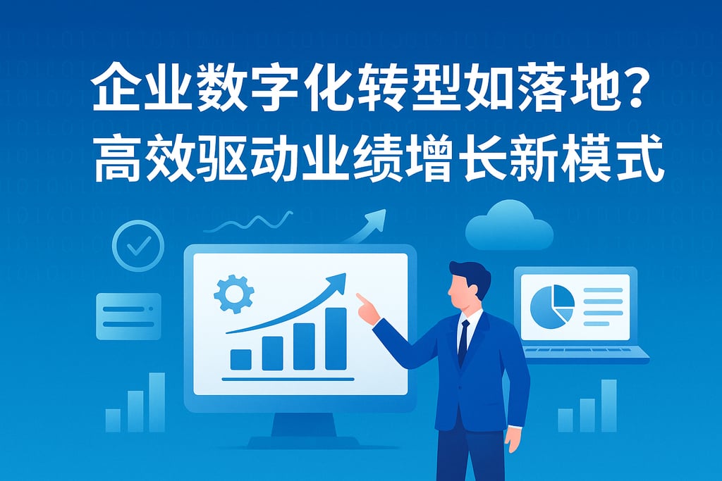 企业数字化转型如何落地？高效驱动业绩增长新模式