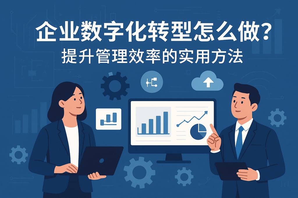 企业数字化转型怎么做？提升管理效率的实用方法