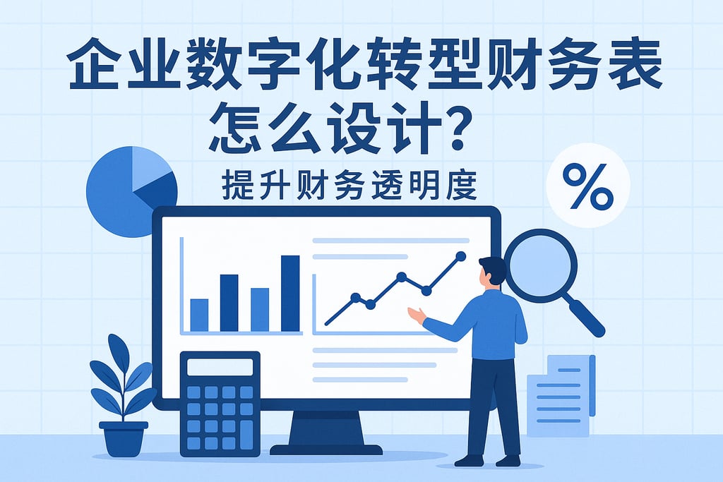 企业数字化转型财务报表怎么设计？提升财务透明度