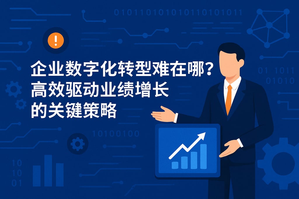 企业数字化转型难在哪？高效驱动业绩增长的关键策略