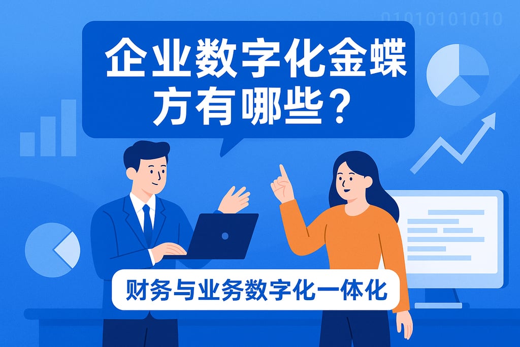 企业数字化金蝶方案有哪些？财务与业务数字化一体化