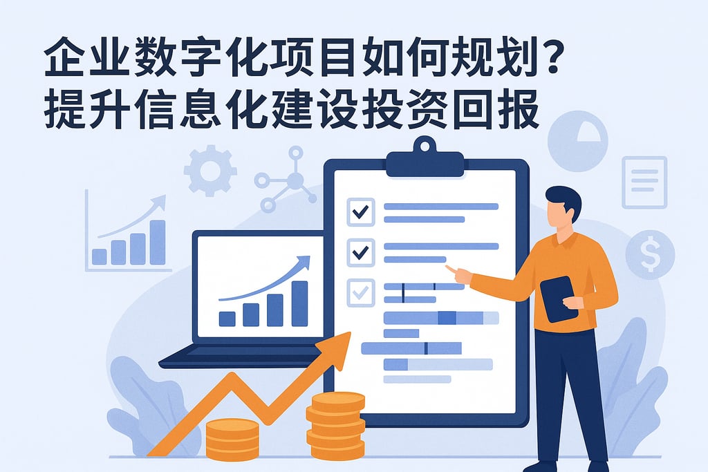 企业数字化项目如何规划？提升信息化建设投资回报