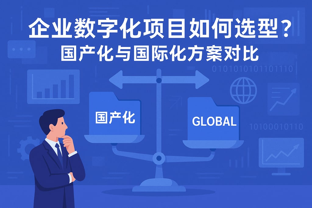 企业数字化项目如何选型？国产化与国际化方案对比