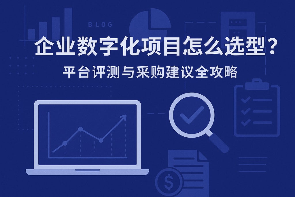 企业数字化项目怎么选型？平台评测与采购建议全攻略