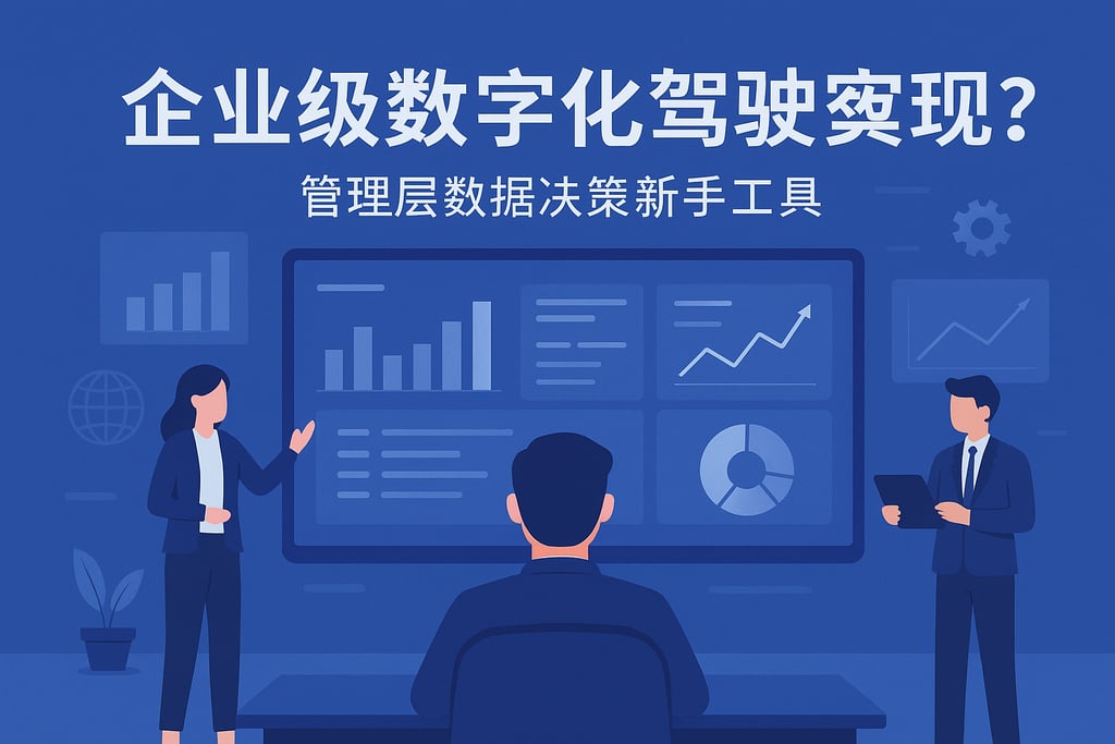 企业级数字化驾驶舱如何实现？管理层数据决策新工具