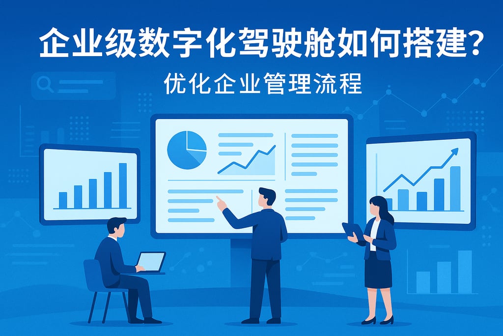企业级数字化驾驶舱如何搭建？优化企业管理流程
