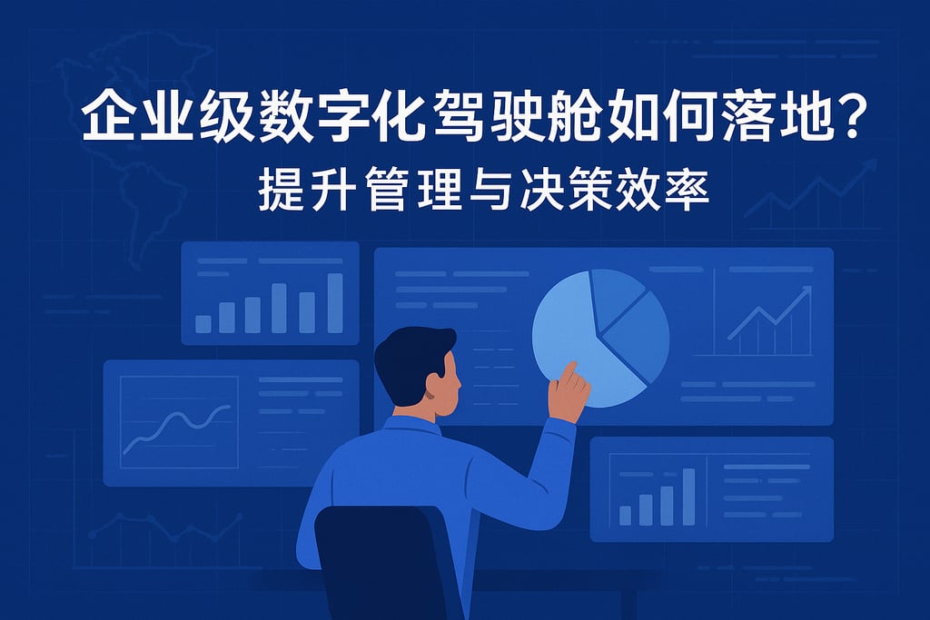 企业级数字化驾驶舱如何落地？提升管理与决策效率