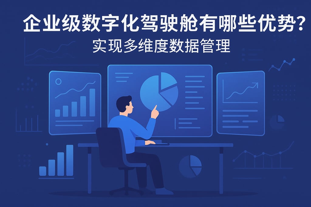 企业级数字化驾驶舱有哪些优势？实现多维度数据管理