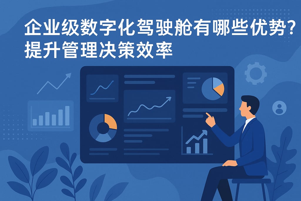 企业级数字化驾驶舱有哪些优势？提升管理决策效率