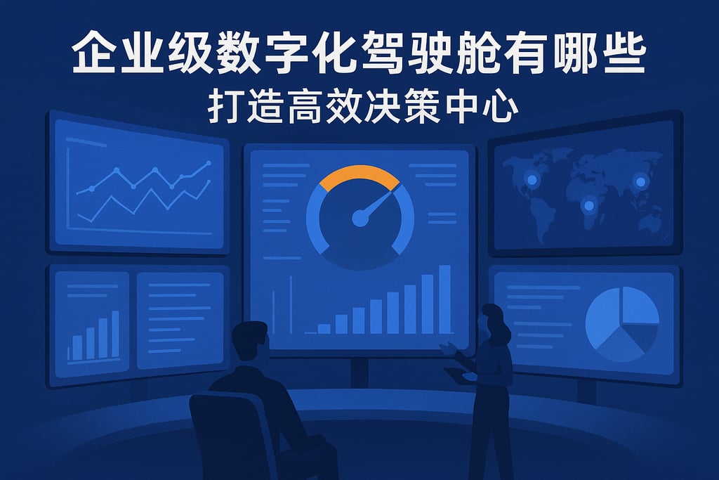 企业级数字化驾驶舱有哪些功能？打造高效决策中心