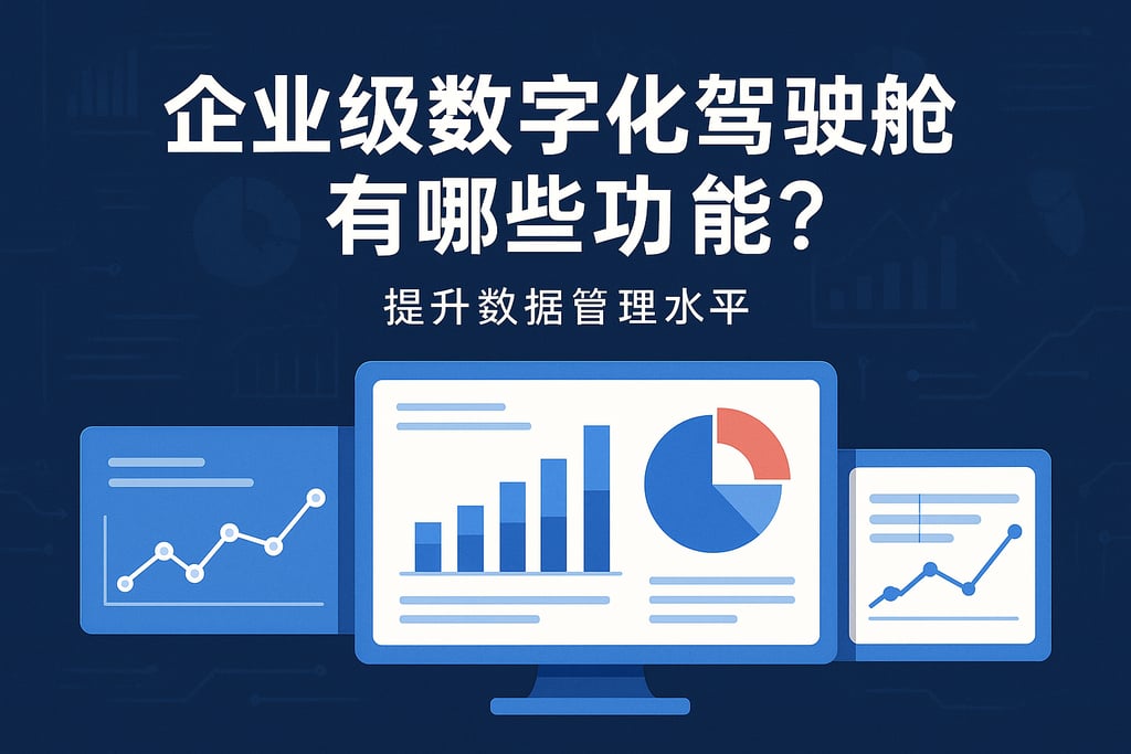 企业级数字化驾驶舱有哪些功能？提升数据管理水平