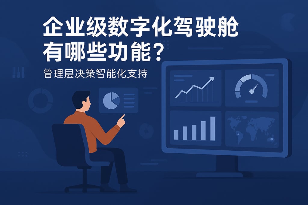 企业级数字化驾驶舱有哪些功能？管理层决策智能化支持