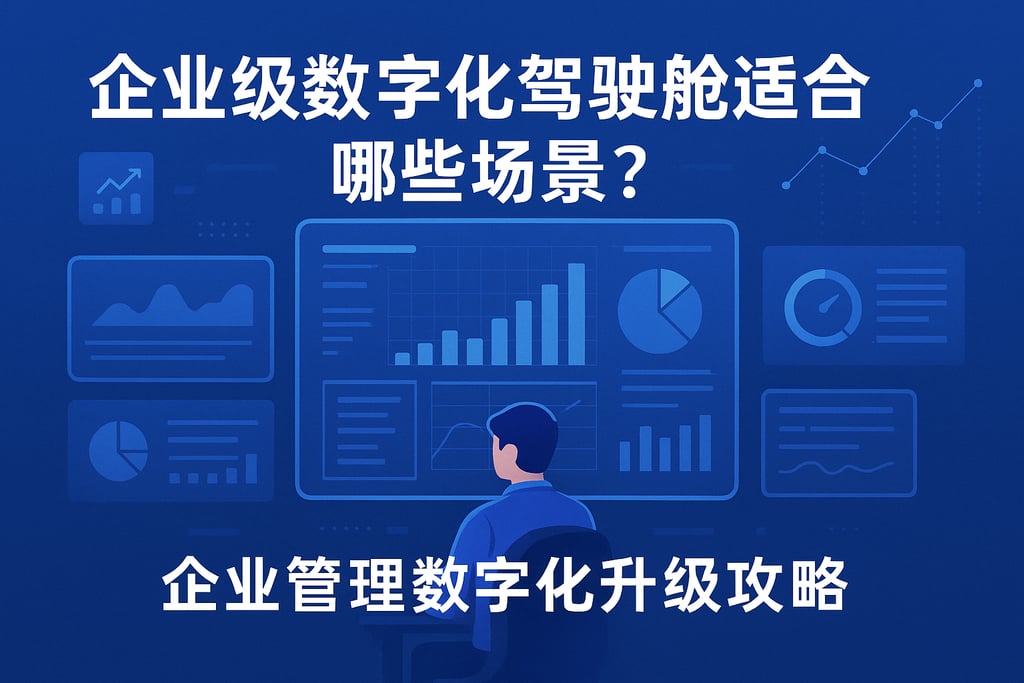 企业级数字化驾驶舱适合哪些场景？企业管理数字化升级攻略
