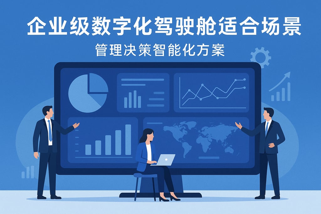 企业级数字化驾驶舱适合哪些场景？管理决策智能化方案