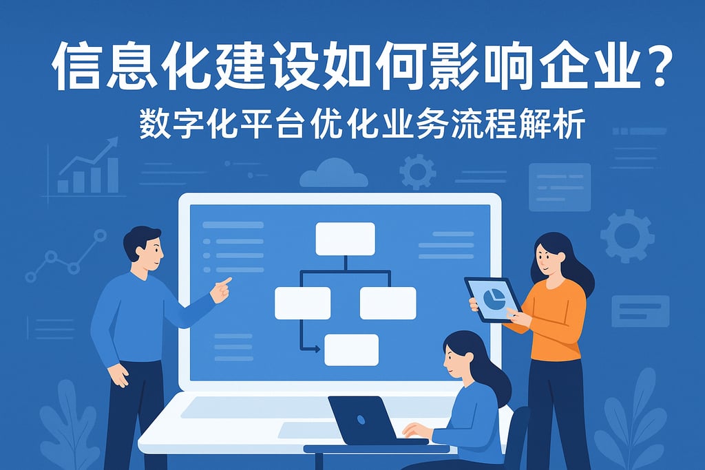 信息化建设如何影响企业？数字化平台优化业务流程解析