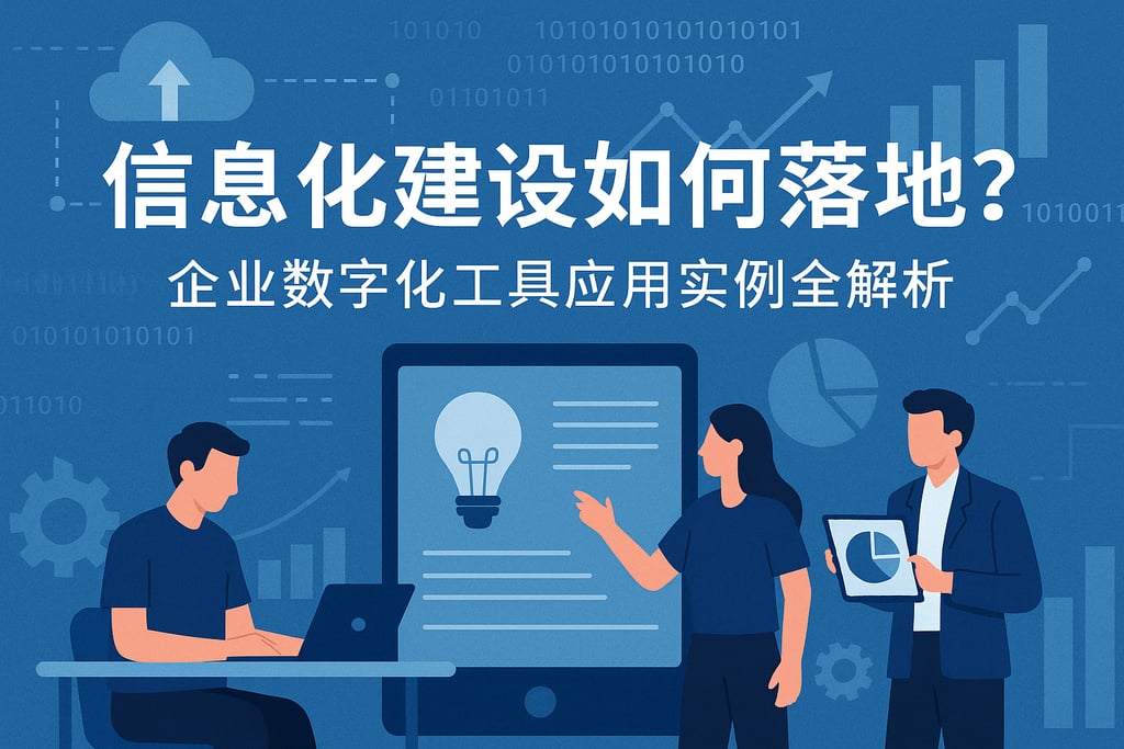 信息化建设如何落地？企业数字化工具应用实例全解析