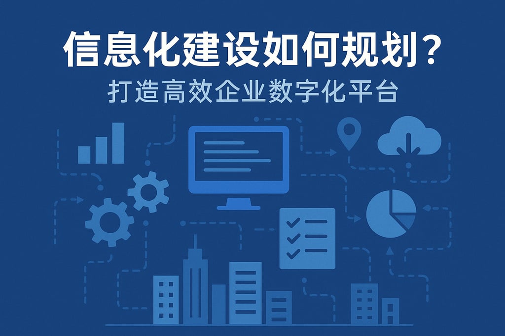 信息化建设如何规划？打造高效企业数字化平台