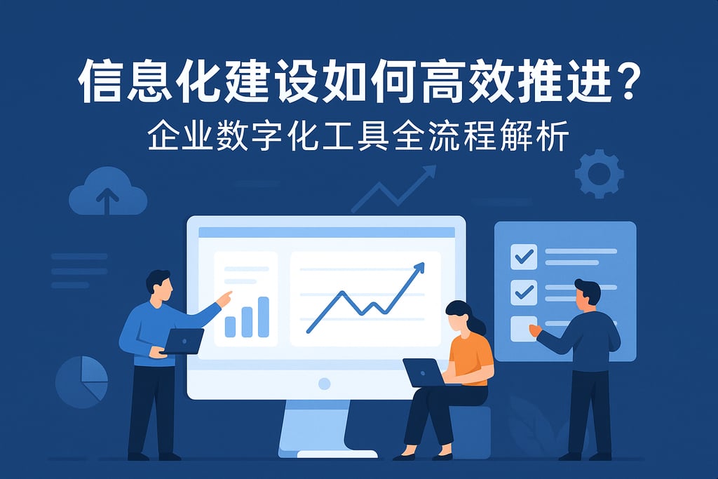 信息化建设如何高效推进？企业数字化工具全流程解析