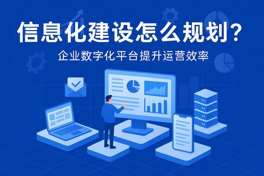 信息化建设怎么规划？企业数字化平台提升运营效率