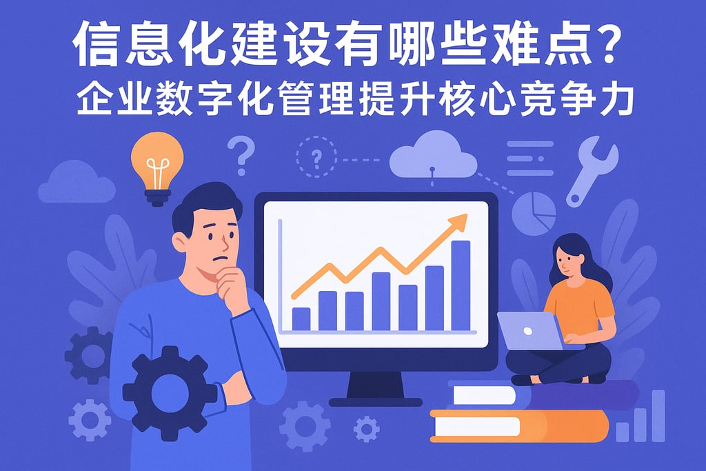 信息化建设有哪些难点？企业数字化管理提升核心竞争力