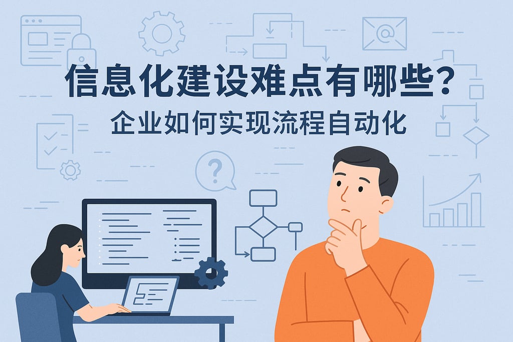 信息化建设难点有哪些？企业如何实现流程自动化