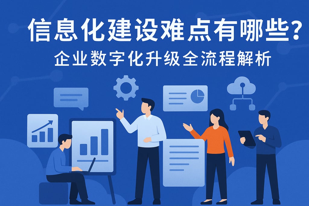 信息化建设难点有哪些？企业数字化升级全流程解析