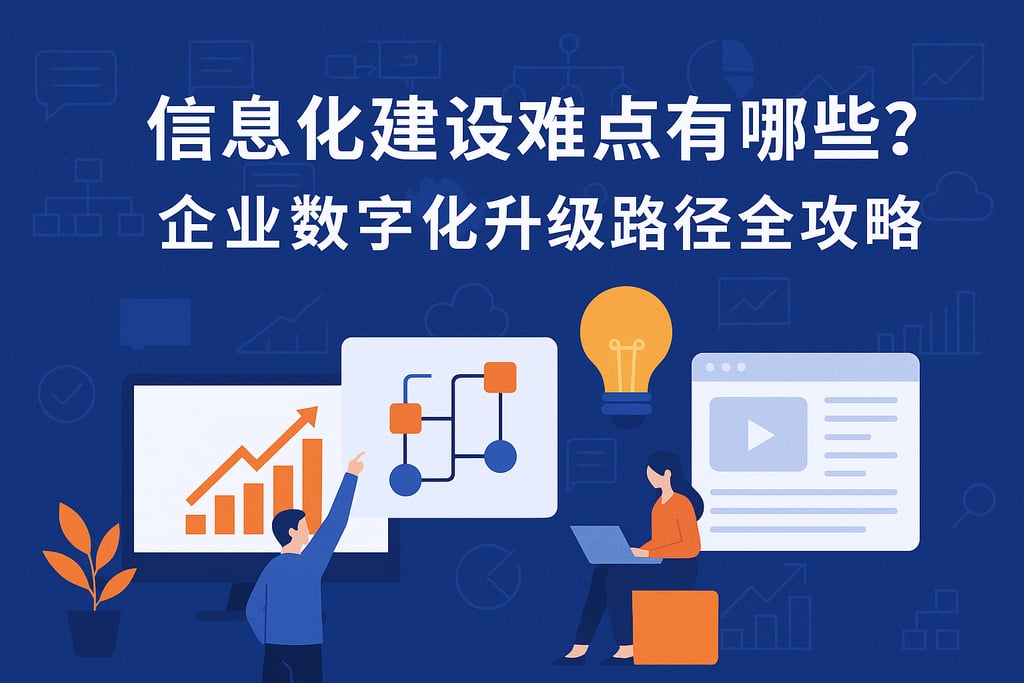 信息化建设难点有哪些？企业数字化升级路径全攻略
