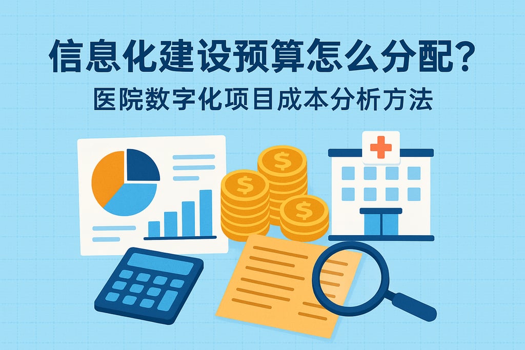 信息化建设预算怎么分配？医院数字化项目成本分析方法