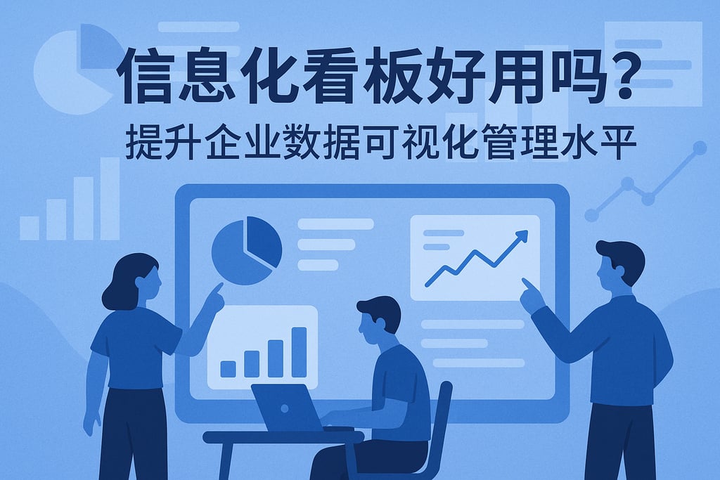 信息化看板好用吗？提升企业数据可视化管理水平