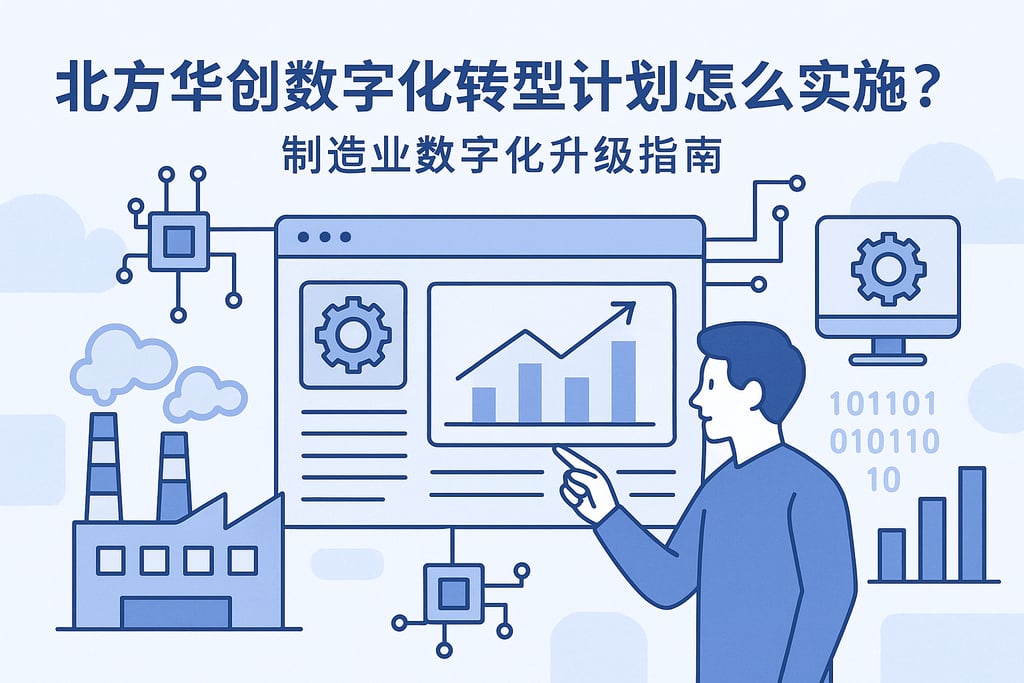 北方华创数字化转型计划怎么实施？制造业数字化升级指南