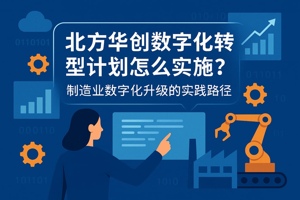 北方华创数字化转型计划怎么实施？制造业数字化升级的实践路径
